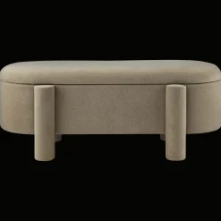 Fabric Ottoman with Storage