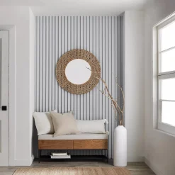 Fabric Wood and Metal Storage Bench with Shoe Rack