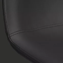 Faux Leather and Metal Dining Chair