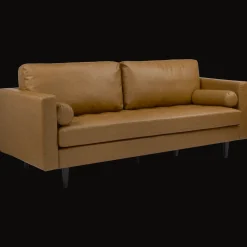 Faux-leather Sofa