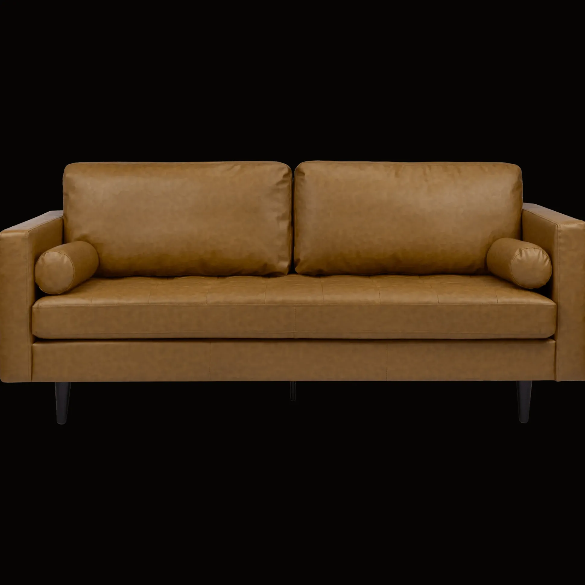 Faux-leather Sofa