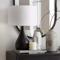 Flared Metal Lamp Base