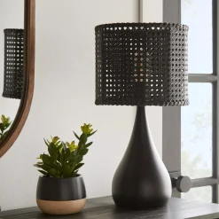 Flared Metal Lamp Base