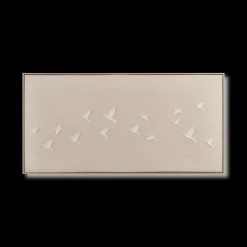 Flock of Birds Oil Painted Framed Art