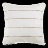 Frans Fringed White Decorative Pillow