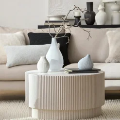 Frosted Glass Table Vase