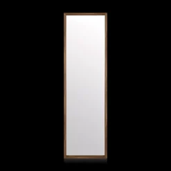 Full-Length Mirror with Wood-Like Frame