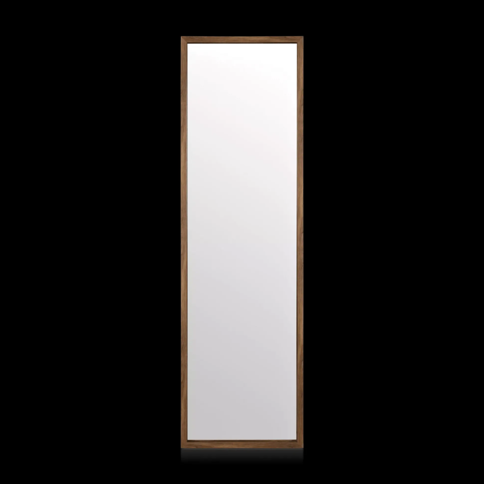Full-Length Mirror with Wood-Like Frame
