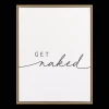 Get Naked Framed Art