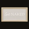 Get Naked Framed Art Printed