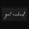 Get Naked Printed Canvas