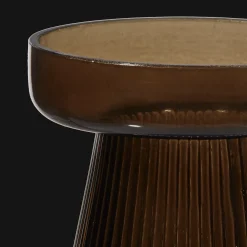 Glass Pillar Candle Holder