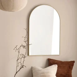 Gold Arched Mirror