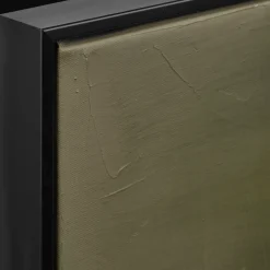 Green Abstract Framed Art