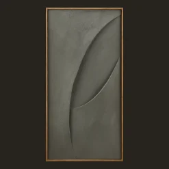 Green Abstract Framed Art