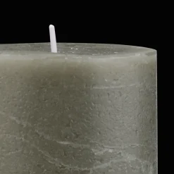 Green Marled Short Candle