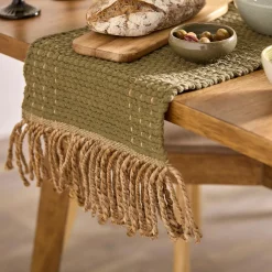 Green Table Runner