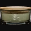 Green Tea Candle with Wooden Lid