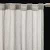 Grey Eneca Back-Tab/Rod-Pocket Curtain