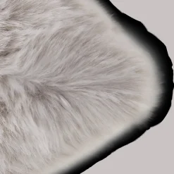 Grey Maddox Faux Fur Decorative Pillow