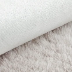 Grey Maddox Faux Fur Throw
