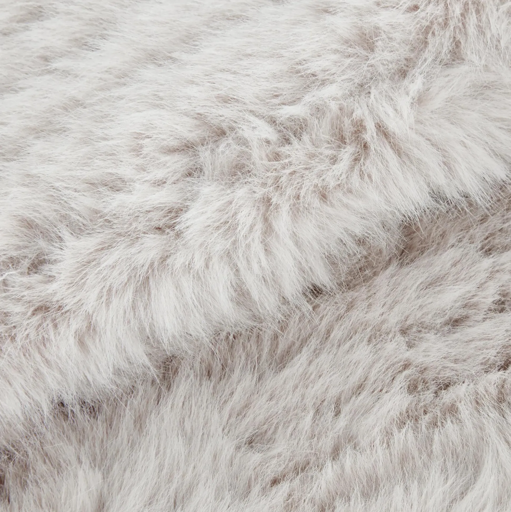 Grey Maddox Faux Fur Throw