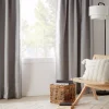 Grey Mullins Blackout Back-Tab Curtain