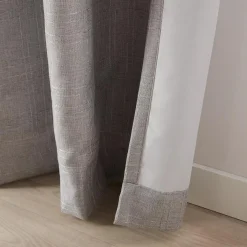Grey Mullins Blackout Back-Tab Curtain