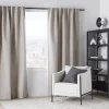 Grey Ortega Blackout Back-Tab Curtain