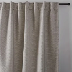 Grey Ortega Blackout Back-Tab Curtain