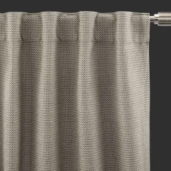 Grey Ortega Blackout Back-Tab Curtain