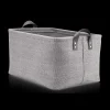 Grey Storage Basket with Handles