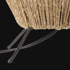 Hemp Rope Tube Floor Lamp