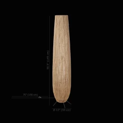 Hemp Rope Tube Floor Lamp