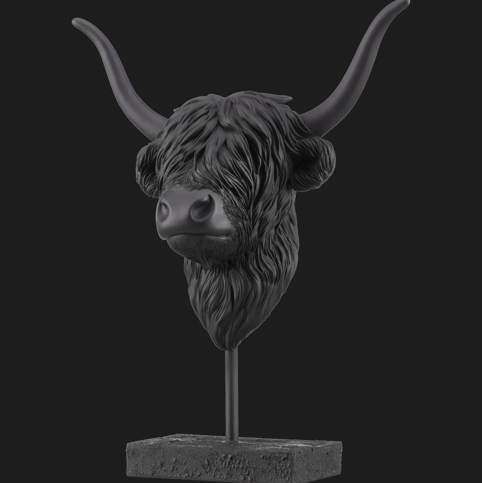 Highland Cow Statue