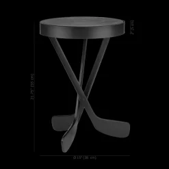 Hockey Sticks Side Table