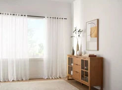 Ivory Kacha Sheer Curtain