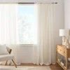 Ivory Rod Pocket Sheer Curtain