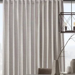 Ivory Toulouse Blackout Curtain with Hidden Backtab