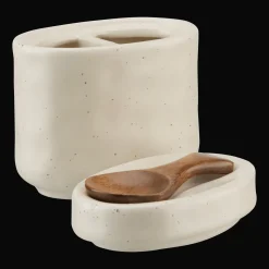 Jar with Wood Spoon