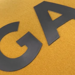 Jaron Game On Mustard Lumbar Throw Pillow