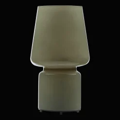 Khaki Glass Table Lamp