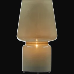 Khaki Glass Table Lamp