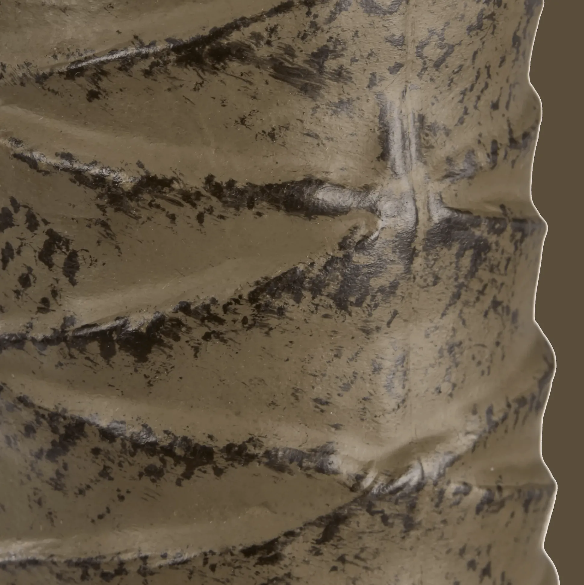 Large Artificial Tropical Tree in Black Pot