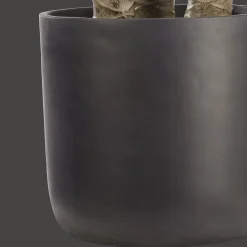 Large Artificial Tropical Tree in Black Pot