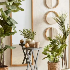 Large Fiddle-Leaf Fig Potted Floor Plant