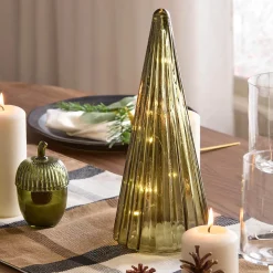 LED Glass Decorative Tree