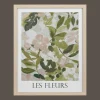 Les Fleurs Printed Framed Art
