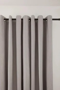 Light Grey Chambray Blackout Curtain