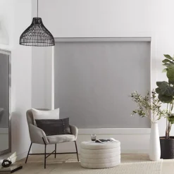 Light Grey Chita Cordless Blackout Roller Shade